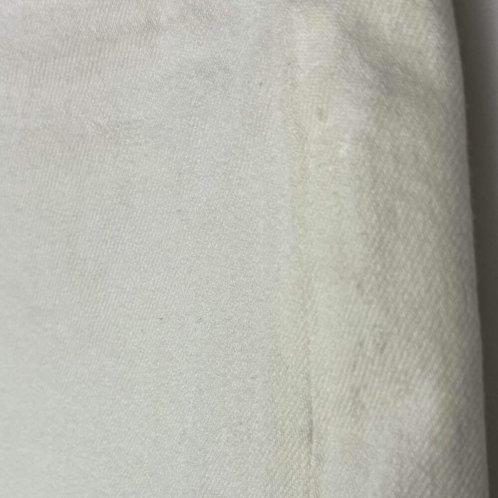 30 Agolde High Rise Short Parker Long Organic Cotton White Button Closure Denim - Picture 11 of 16